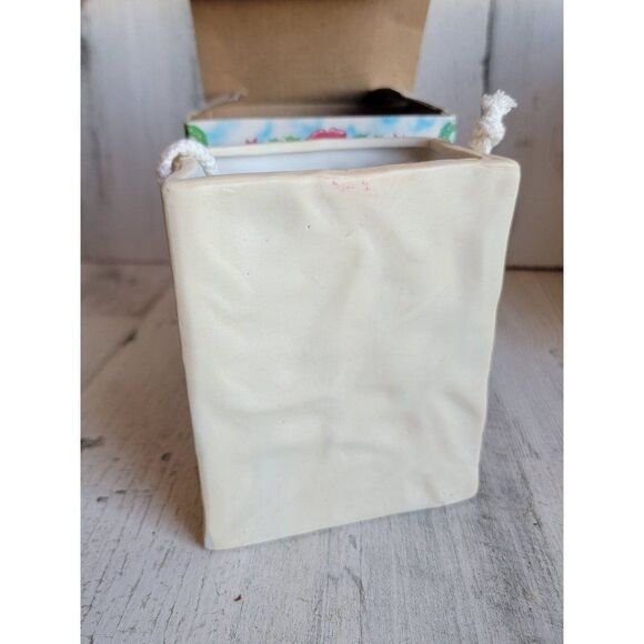 Ceramic paper bag Santa Claus face Mini xmas figure - Picture 4 of 7